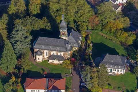 Neo-baroque protestant churchBlieskastel, architect Ludwig Wagner baroque style, Blieskastel,