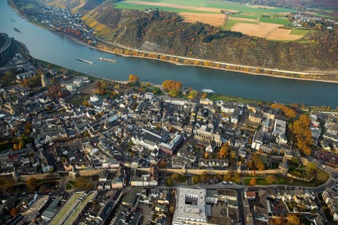 Old town of Andernach, Rhine valley, Rhine, city wall, medieval city wall, Andernach, Mayen-Koblenz