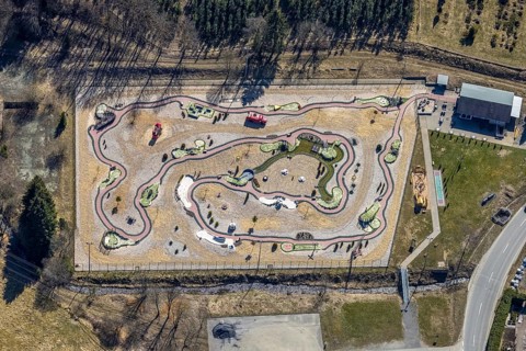 Miniature golf course AdventureGolf Winterberg Hildfeld, Grönebach, Winterberg, Sauerland, North