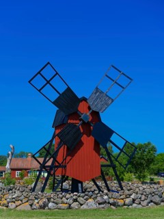 Old windmill, Löttorp-Högby, Öland, Sweden