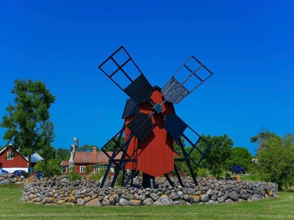Old windmill, Löttorp-Högby, Öland, Sweden