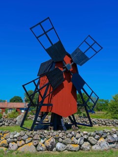 Old windmill, Löttorp-Högby, Öland, Sweden