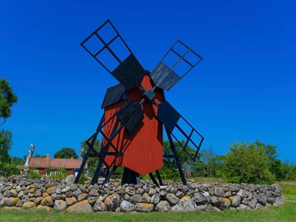 Old windmill, Löttorp-Högby, Öland, Sweden