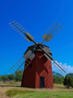 Old windmill, Dödevi, Öland, Sweden