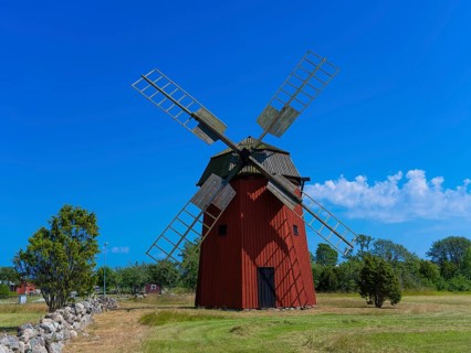 Old windmill, Dödevi, Öland, Sweden