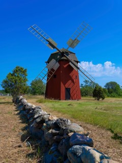 Old windmill, Dödevi, Öland, Sweden