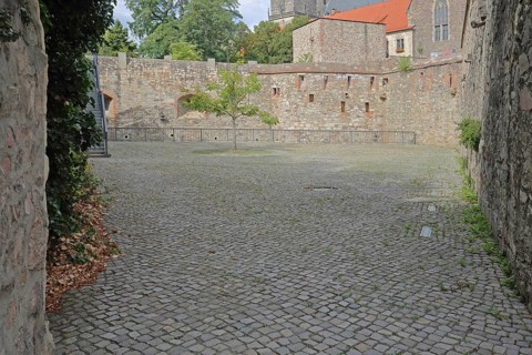 Medieval bastion Cleve with defence defence tower Cleve, city fortification, wall, Fürstenwall,