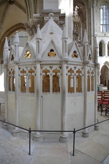 Sixteen-sided Gothic chapel, inside Otto the Great and his wife Edgitha, angular, St Mauritius and