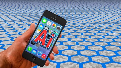 Symbol photo, new smartphone generation, AI, AI as an information aid, ChatGBT, OpenAI, chatbot,