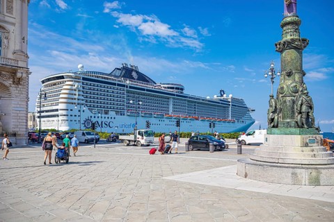 Piazza Unita dItalia in Trieste, Friuli-Venezia Giulia, Italy