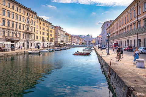 Grand Canal of Trieste, Friuli-Venezia Giulia, Italy