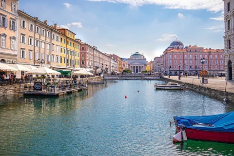 Grand Canal of Trieste, Friuli-Venezia Giulia, Italy