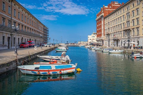 Grand Canal of Trieste, Friuli-Venezia Giulia, Italy