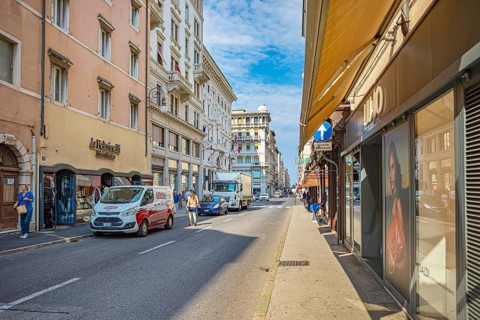 Via San Lazzario of Trieste, Friuli-Venezia Giulia, Italy