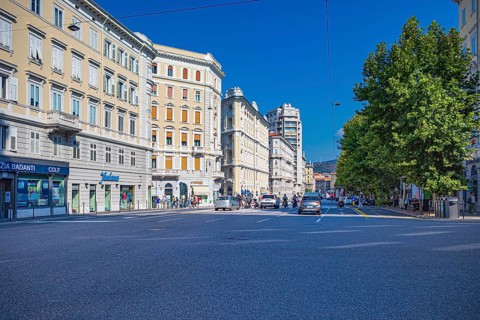 Via Giosue Carducci from Trieste, Friuli-Venezia Giulia, Italy