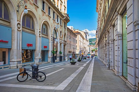 Via San Lazzario of Trieste, Friuli-Venezia Giulia, Italy