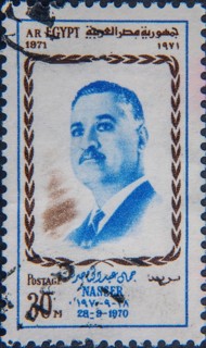 Gamal Abdel Nasser (1918-1970) was an Egyptian military and politician. He was the country's