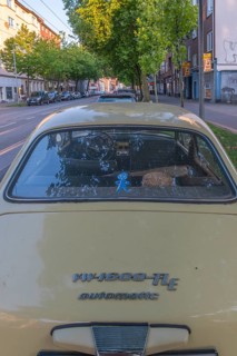 Photo of a VW 1600 TLE Automatic standing at the roadside on Schulenburger Landstrasse, Hainholz,