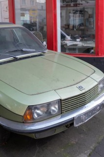 Photograph of the front and bonnet of an NSU RO 80, Hanover, Lower Saxony, Germany
