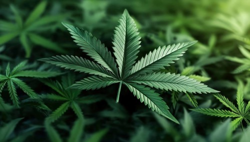 Medical Cannabis With Marijuana Hemp Leaf Symbol - Symbolize The Healing Potential Of Cannabis And