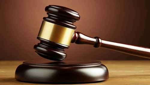 A Small Wooden Hammer Used By Judges Or Auctioneers To Announce Decisions Or The End Of An Auction,