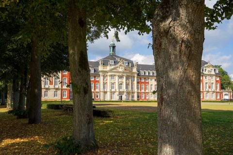 Prince Bishop's Castle, Fürstbischöflichen Schloss, Westphalian Wilhelms University, Münster, North