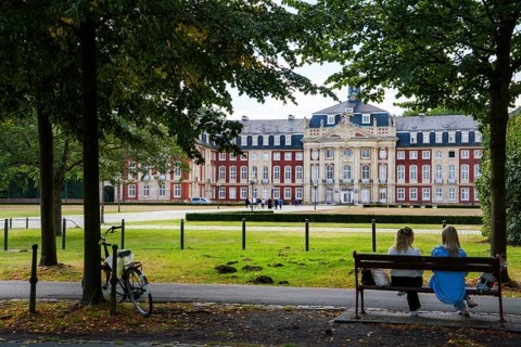 Prince Bishop's Castle, Fürstbischöflichen Schloss, Westphalian Wilhelms University, Münster, North