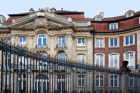 Erbdrostenhof, built between 1753 and 1757 by Johann Conrad Schlaun, Münster, North