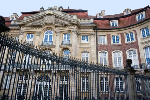 Erbdrostenhof, built between 1753 and 1757 by Johann Conrad Schlaun, Münster, North