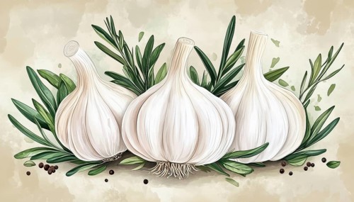 Hand Drawn Garlic: Perfect For Farmers Markets, Food Festivals, Menus, Cafes, Restaurants, Bars,