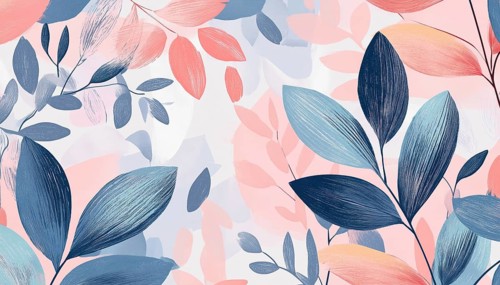 Hand Drawn Doodle Floral Plants: A Creative Abstract Art Pattern For Wall Decoration, Postcard,