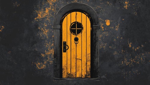 Vintage Logo Design For A Hipster Niche Door Featuring A Unique And Stylish Design That Captures