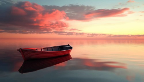 Solitary Vessel Sailing Towards Everlasting Happiness - The Journey Of A Lone Boat Seeking Eternal