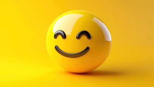 100% Emoji: Emoticon Depicting One Hundred Percent. Symbol Of Full Commitment And Satisfaction.
