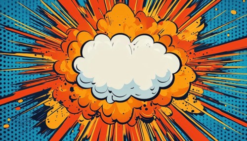 Superhero Sound Effects: Explosive Comic Pop Art Bubbles, Big Bangs, Heroic Actions, And Halftone