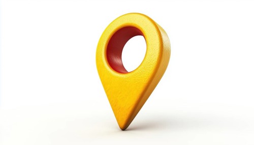 Pin Point: A Map Location Indicator Symbol In White. This Symbol Is Used To Mark A Specific