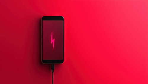Phone Charging Symbol For Smartphones: Cellphone Usb Power Bolt Charger Sign To Keep Your Mobile