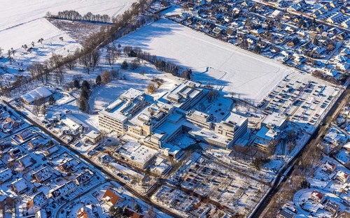 Aerial photo, Klinikum Soest, Soest, Soester Börde, North Rhine-Westphalia, Germany, Soester,