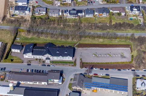 Aerial view, Verein Evangeliumschristen-Baptisten e.V., Zum Hohlen Morgen, Bigge, Olsberg,