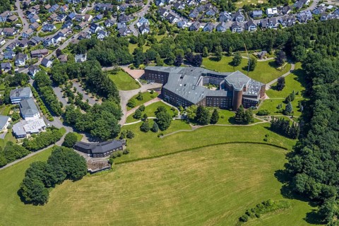 Aerial view, Generalat der Franziskanerinnen v.d.ewigen Anbetung e.V., GFO Gemeinnützige