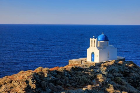 Seven Martyrs Church, Kastro, Sifnos Island, Cyclades Islands, Greece