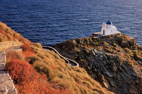 Seven Martyrs Church, Kastro, Sifnos Island, Cyclades Islands, Greece