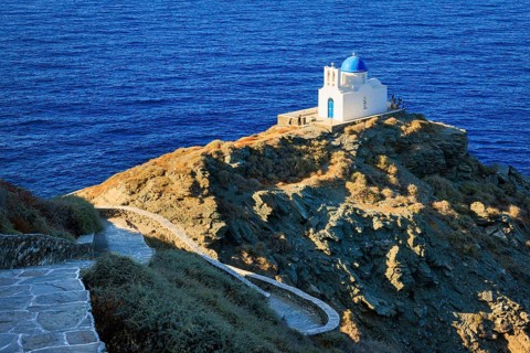 Seven Martyrs Church, Kastro, Sifnos Island, Cyclades Islands, Greece