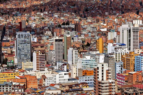 Urban cityscape with a high density of high-rise buildings, The houses and skyscrapers of the city