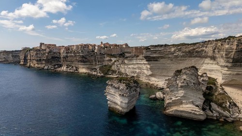 Cliffs, Bonifacio, Corsica, France