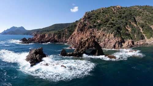 Arche de Purtellu, Gulf of Porto, Corsica, France