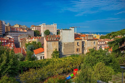 Old town centre of Trieste, Friuli-Venezia Giulia, Italy