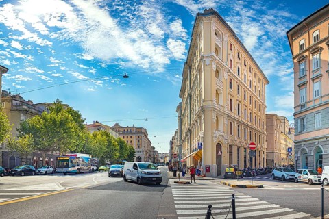 Via Valdirivo from Trieste, Friuli-Venezia Giulia, Italy