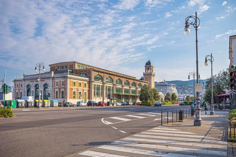 Old fishermen's market in Trieste, Friuli-Venezia Giulia, Italy
