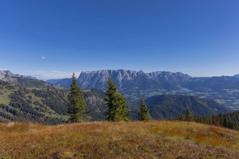 Landscape panorama, Hochkönig, Mountains, Salzburg, Autumn, Tennengebirge